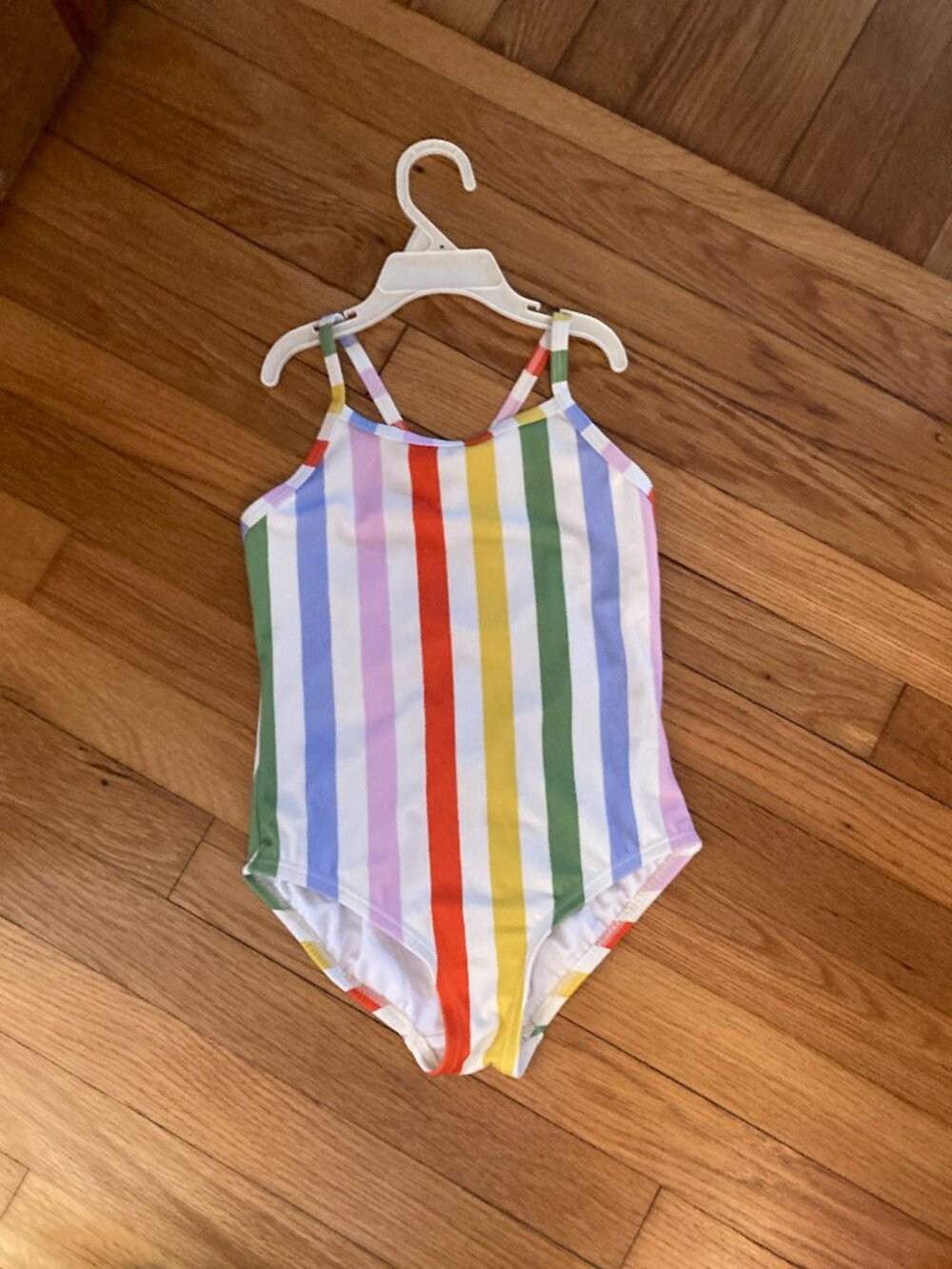 Hanna Andersson One piece striped bathing suit NWOT